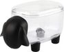 Bol Organisateur Élégant en Forme de Mouton pour Cotons-tiges et Accessoires - Transparent