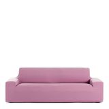 Eysa Bi-elastische bankovertrek voor 3-zitsbank, kleur: roze, design Harlem