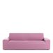 Eysa Bi-elastische bankovertrek voor 3-zitsbank, kleur: roze, design Harlem