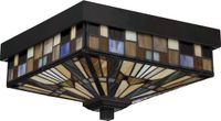 Steady Lighting Bohemian Plafondlamp - Brons - Glas - E27 - 2 Lichtpunten