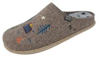 Toni Pons Charlie Heren Pantoffels Vilt Beige - Maat 43