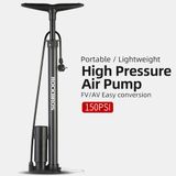 Decopatent PRO Fietspomp - 150 Psi - Zwart - Met Drukmeter - Aluminium - Handmatig