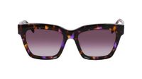 DKNY Dk551s Zonnebril voor dames, Paarse schildpad, Eén maat
