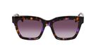 DKNY Dk551s Zonnebril voor dames, Paarse schildpad, Eén maat