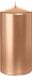 Trend Candles Bougie cylindrique/bougie tronc - or rose - 6 x 12 cm - 40 heures de combustion