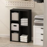 Furinno Open plank multifunctionele kast & kleding, opslag organizer, ontworpen hout, Blackwood, 5-Cube