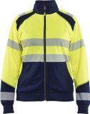 Blåkläder High Vis Sweatjack Dames M Geel/Marineblauw
