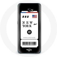 Maniacase Etui voor Samsung Galaxy A3 2017 Air ticket New York