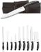 Cheffinger Set de couteaux - 10 pièces | Acier inoxydable | Sac de rangement inclus