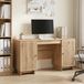 Prolenta Maison Exclusive - Bureau en bois d'ingénierie « Artisan » (chêne) 142,5 x 50 x 75 cm