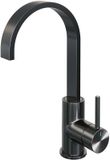 Brauer Gunmetal Edition Hoge Opbouw Wastafelmengkraan met Draaibare Platte Uitloop Model A Gunmetal Geborsteld PVD