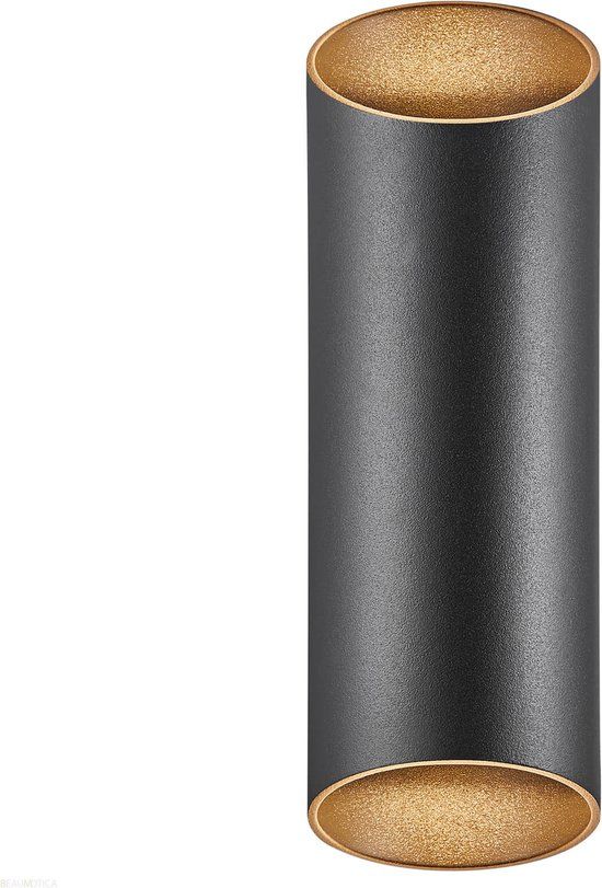 Nordlux Nico Round 22 - Outdoor Wandlamp - Zwart - GU10 - 2 Lampen