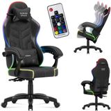 Huzaro Force 2.7 RGB – luxe velours gamestoel met LED-verlichting en ergonomisch design