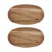 House Doctor Schalen bois naturel 12x22cm - 2 pièces (Bois)