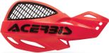Acerbis MX Uniko Vented, Protège-mains, Rouge/Noir