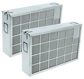 Vhbw 2x Aktivkohlefilter Longlife Ersatz für Miele Dkf 31-r für Dunstabzugshaube, Regenerierbar