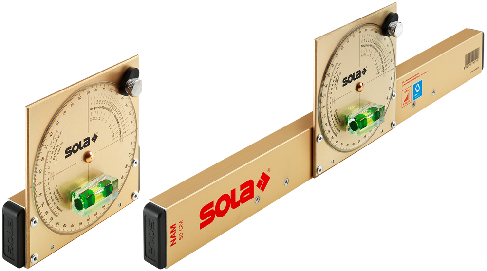 Sola waterpas NAM 50 T 50cm aluminium goud met magneet