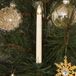 Konstsmide 1920-100 LED-bougie 10 pièces blanc chaud (L x H) 4,9 cm x 18 cm