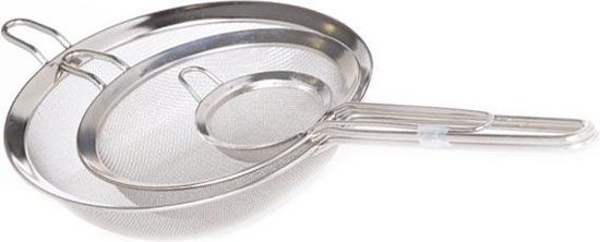 Cosy & Trendy Zeef - RVS - 3 stuks