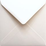 Netuno Gladde ecru enveloppen vierkant K4-110 - 110 x 110 mm - 25 stuks - NK natgelijmde - 120 gram - Malmero