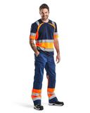 Blåkläder Werkbroek High Vis 1564-1811 - Marineblauw/Oranje - D116
