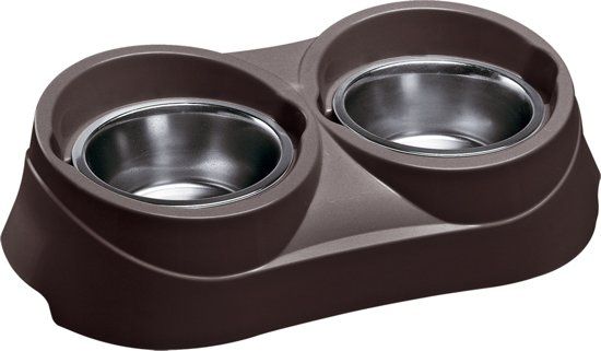 Ferplast Duo Feed Voerbak - 47 x 25 x 13 cm - 900ml - Assorti