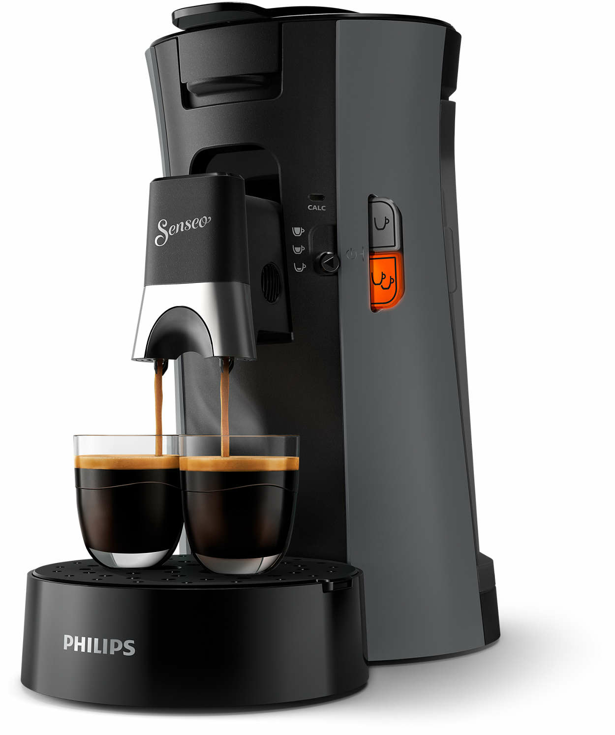 Senseo Philips Senseo Select CSA230/50 - Koffiepadmachine - Zwart/Grijs