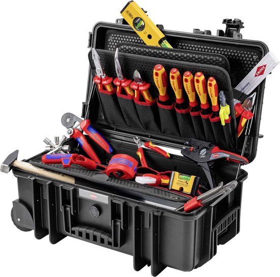 Knipex Robust26 Elektro Gereedschapskoffer (met inhoud)