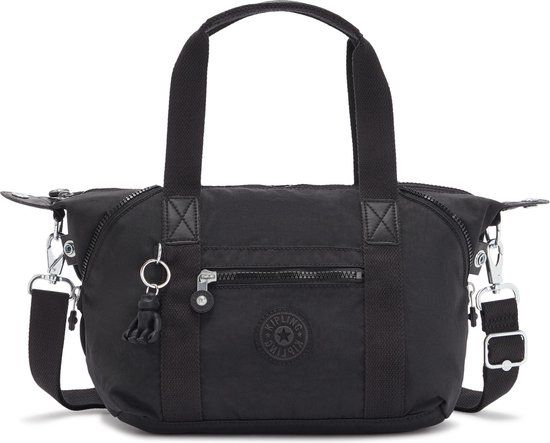 Kipling ART MINI Schoudertas - Black Noir - Zwart - Polyester - Unisex - 21x21x18.5 cm - 2024