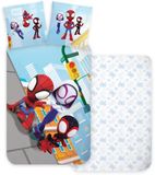 Spiderman Squad Dekbedovertrek 100 x 135 cm - 40 x 60 cm