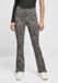 Urban Classics High Waist Zebra Boot Cut Legging - S - Grijs/Zwart