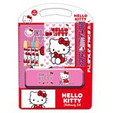 HELLO KITTY ICONIC Schrijfset, geschenketui, metalen etui, pennen, etui voor kinderen, ideaal voor kinderen, comfortabel en veelzijdig, kwaliteit en duurzaamheid, 27 x 37,5 cm, rood/wit, M, rood/wit