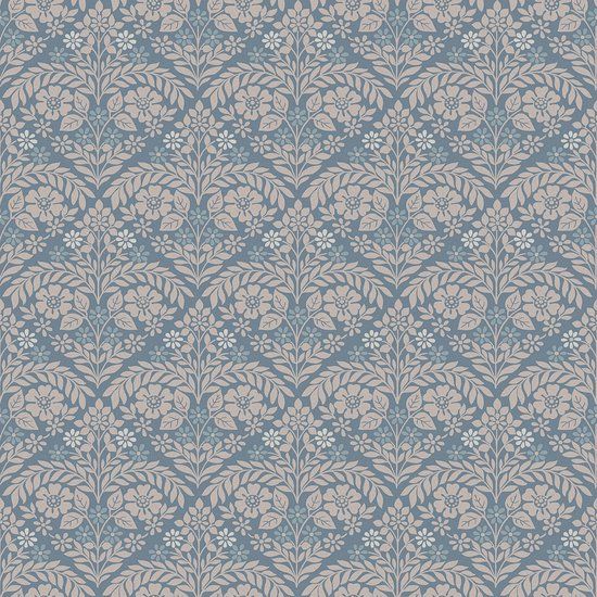 Laura Ashley Vliesbehang Margam - Newport Blue - Blauw | 5011583524475