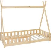 ML-Design Kinderbed Tipi 80x160 cm Grenenhout Naturel