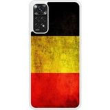 Redmi Bedrukt siliconen hoesje compatibel met Redmi Note 11 4G Drapeau Belgique