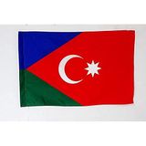 AZ FLAG Vlag Azerbeidzjaanse Turken 90x60 cm Polyester 100D Mouw