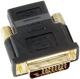 Nilox 07NXAD00HD108, HDMI 19 F, DVI-D M, Zwart