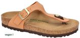 Birkenstock Gizeh Teenslipper Dames Leer Camel Maat 40