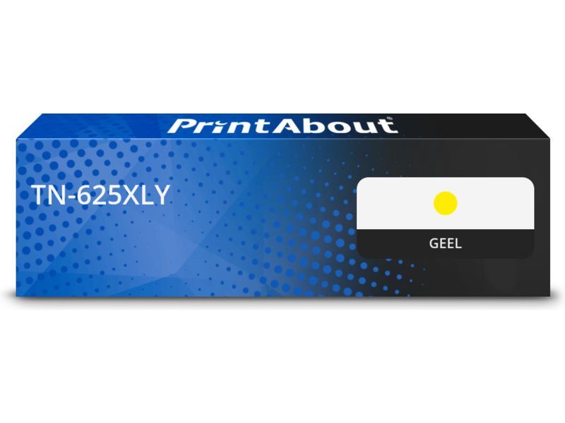 PrintAbout Toner TN-625XLY Geel Hoge capaciteit geschikt voor Brother