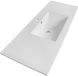 Brauer Frost Wastafel - 120 cm - Keramiek - Wit