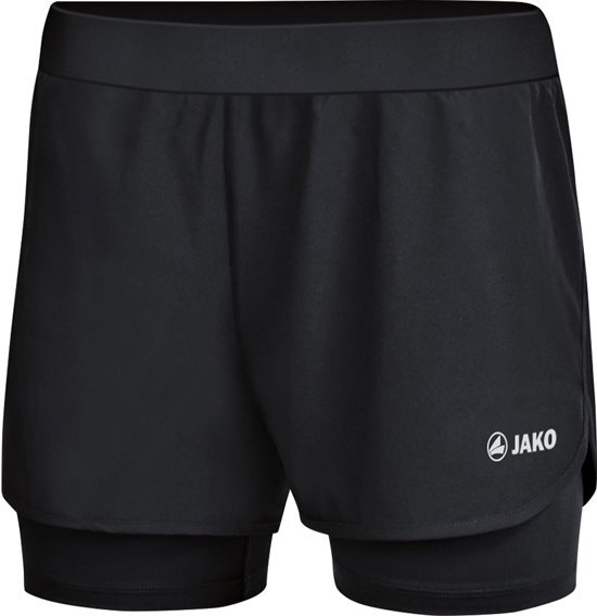 JAKO 2-in-1 Dames Short - Shorts - zwart - 40