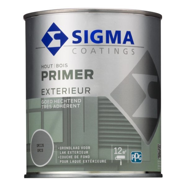 Sigma - Doe Het Zelf Sigma Houtprimer exterieur - Grijs - 0.75L