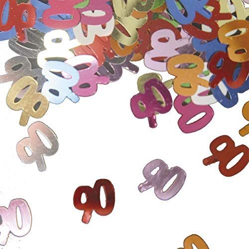 Folat - 90 Jaar Tafeldecoratie / Sierconfetti - 8714572053228