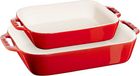 Staub Ceramique Ovenschotelset - 2-delig - Rood - Keramiek