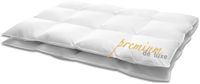 HANSKRUCHEN Premium de Luxe donzen dekbed 135x200 cm wit katoen ganzendons 90% 720g 4 seizoenen anti-allergie wasbaar