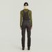 8719965012981 G-Star Slim Dungaree Sl Wmn Dames Jumpsuit Katoen Elastaan Asfalt GD L