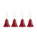 Cooee Design Cloche Gry 8 cm lot de 4 Rouge profond