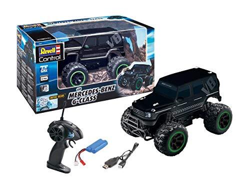 Revell Control 24463 RC Car Monster Truck Mercedes G-klasse, 2,4 GHz, Li-Ion-accu, metalen aandrijving op afstand bestuurde auto, 28 cm