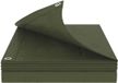 vidaXL Zeil met oogjes, groen, 4 x 6 meter, 90 g/m² PE
