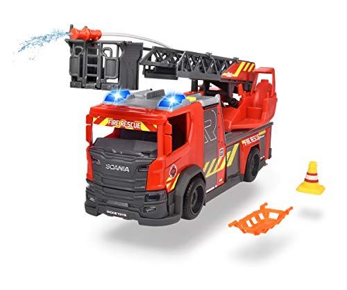 Dickie Toys Scania Brandweerwagen - 25 cm - Met Licht & Geluid